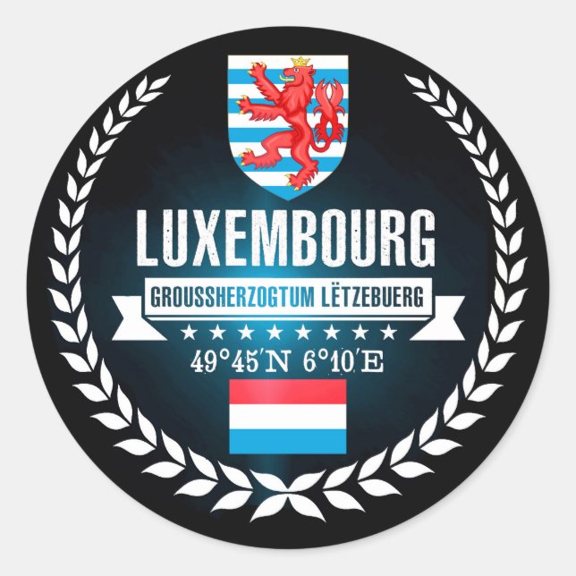 Adesivo Luxemburgo (Frente)