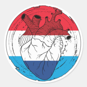Adesivo Luxemburgo Koningsdag Países Baixos