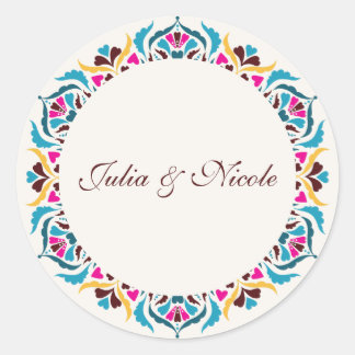 Adesivo Luxo Caprichoso Marfim Estilo Floral Borda Casamen