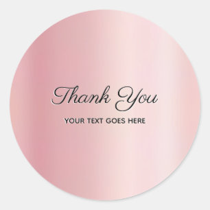 Adesivo Luxo Elegante Rosa Dourado Texto Personalizado Obr