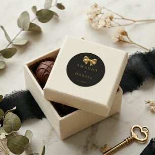 Adesivo Luxo Preto e Dourado Arco Dourado Casamento
