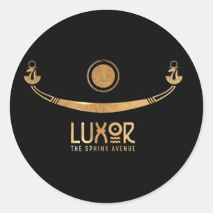 Adesivo Luxor a Avenida da Esfinge navio Khufus Karnak Egi