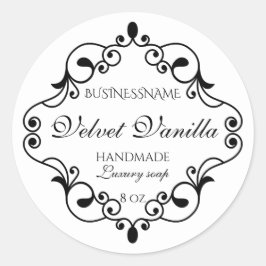 Adesivo Luxury elegant soap handmade label business