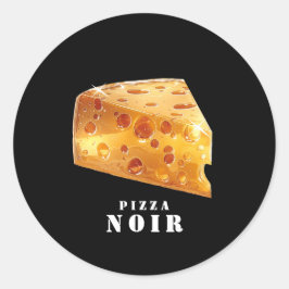 Adesivo Luxury Gold Cheese Design Pizza Shop