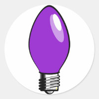 Luz da árvore de Natal roxa