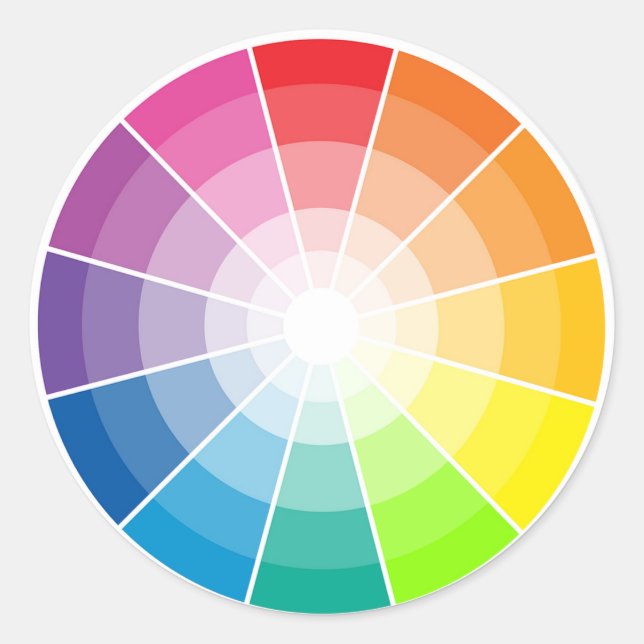 Adesivo Luz da roda de cor (Frente)