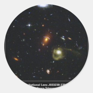 Adesivo Luz de dobra da lente gravitacional