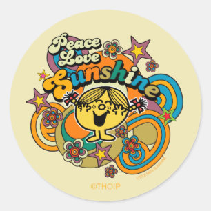 Adesivo Luz do sol do amor da paz