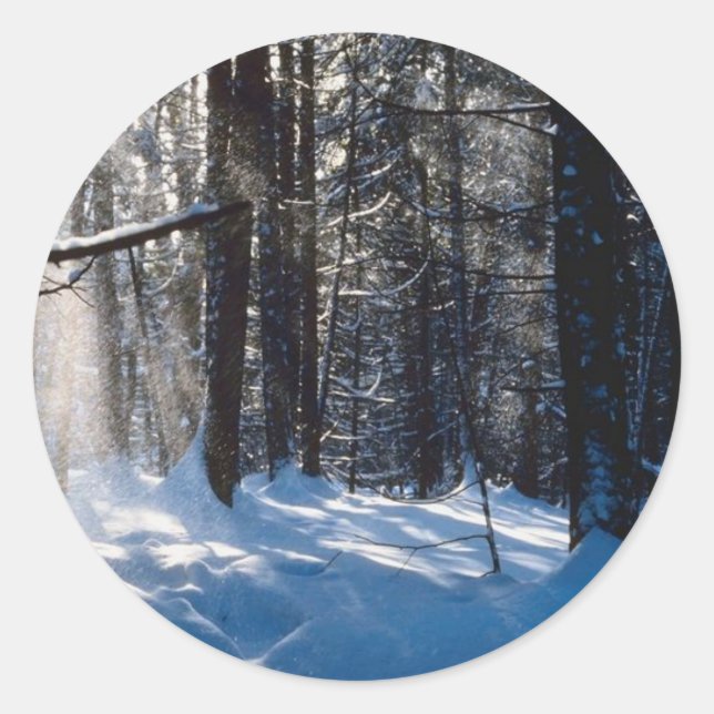 Adesivo Luz do sol na neve (Frente)