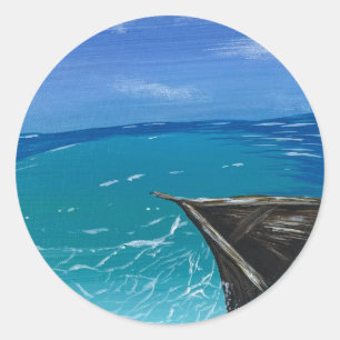 Adesivo Luz do Sol no Mar - obra de arte feita à mão