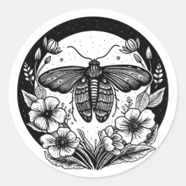 Adesivo Luz e flores da academia escura