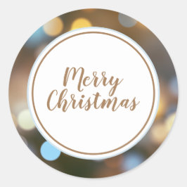 Adesivo Luzes Bokeh de Natal Férias Modernas