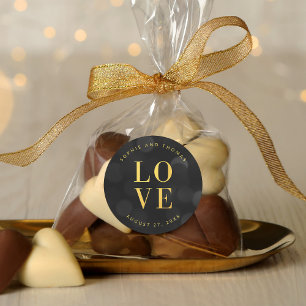 Adesivo Luzes Bokeh Escuras Falso Amor Dourado