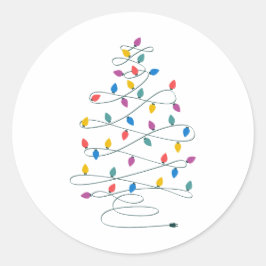 Adesivo Luzes das árvores de Natal