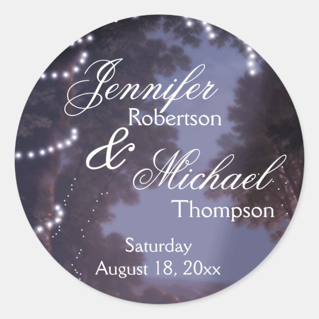 Adesivo Luzes de Árvore do País Russo (Frente)