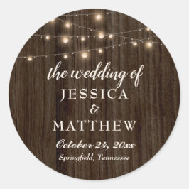 Adesivo Luzes de brilho da casa de fazenda russa