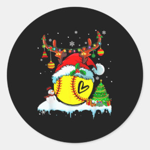 Adesivo Luzes de Chapéu de Papai Noel de Rena de Natal de