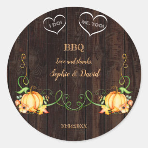 Adesivo Luzes de Cordão de Abóbora de Outono Celeiro Antig