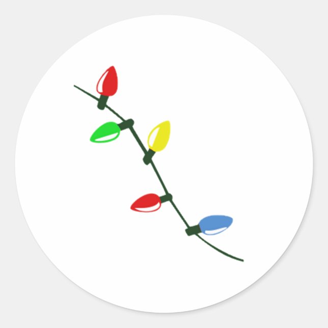 Adesivo Luzes de Natal (Frente)