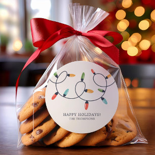 Adesivo Luzes de Natal coloridas