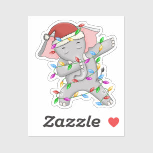 Adesivo Luzes de Natal favoritas do Dab Dabbin do Elefante