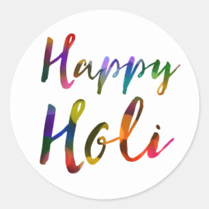 Adesivo Luzes felizes de Holi Bokeh