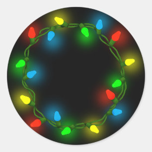 Adesivo Luzes redondas de Natal