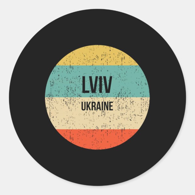 Adesivo Lviv Ucrânia 3  (Frente)
