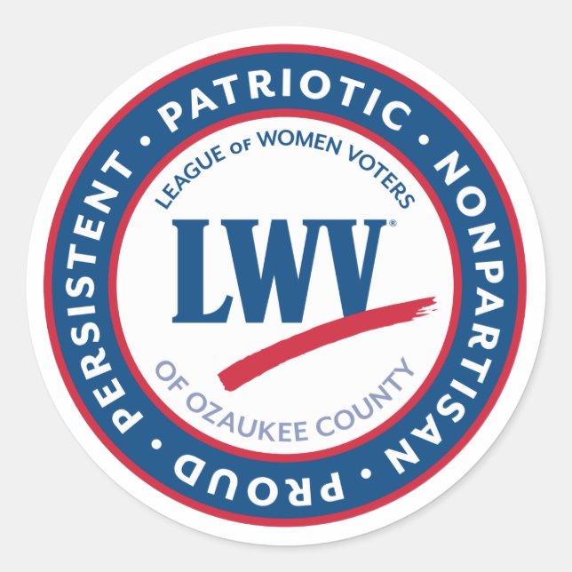 ADESIVO LWVOZ PATRIOTIC ・ NONPARTISAN ・ ORGULHO ・ PERSISTE (Frente)