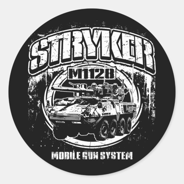 Adesivo M1128 Stryker Mobile Gun System (Frente)