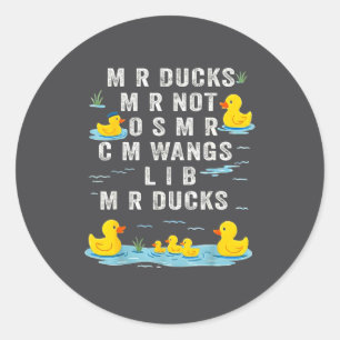 Adesivo M R Ducks M R Não O S M R Cm Wangs Lib M R Ducks