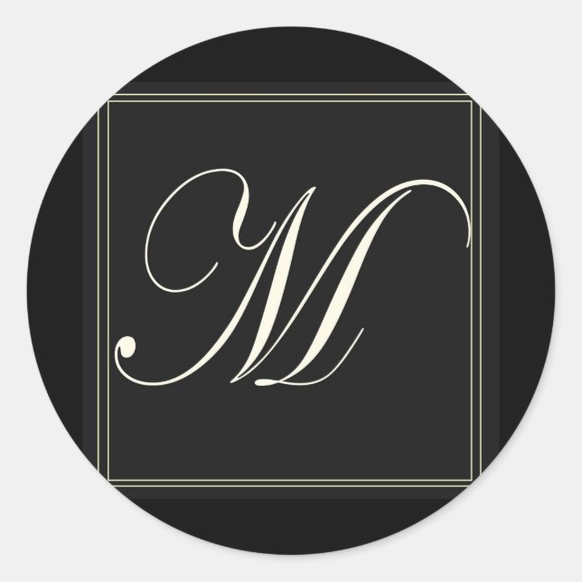 Adesivo M Sticker Inicial (Frente)