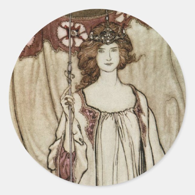 Adesivo Mab Fairies Parteira Art Nouveau Sticker (Frente)