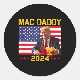 Adesivo Mac Pai Engraçado Fazer Trump Fries Mega Donald Tr