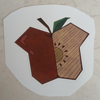 Adesivo Maçã Angular