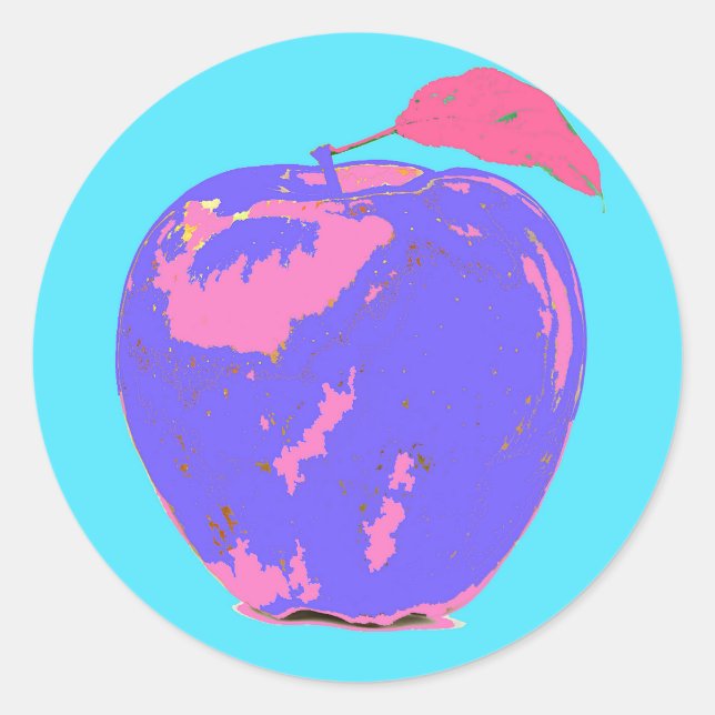 Adesivo Maçã Roxa (Frente)