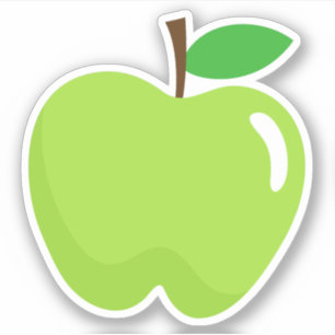 Adesivo Maçã verde fresca