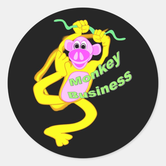 Adesivo Macaco (Frente)
