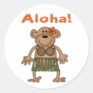 Adesivo Macaco Aloha