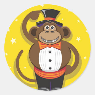 Adesivo Macaco Circus