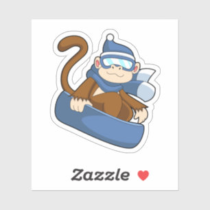 Adesivo Macaco como Snowboarder com Sonowboard.PNG