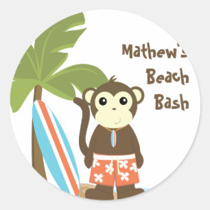 Adesivo Macaco do surf