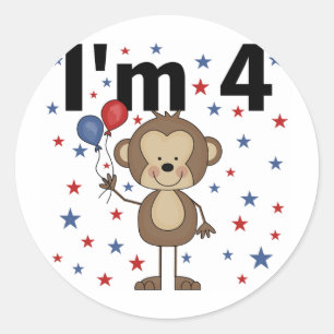 Adesivo Macaco eu sou 4 t-shirt e presentes