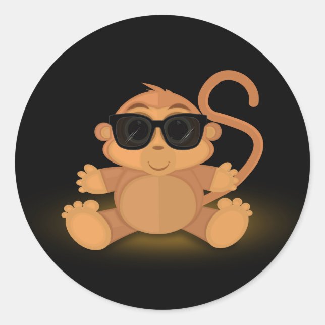 Adesivo Macaco legal (Frente)
