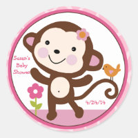 Macaco/Macaco/Autocolante/Cupcake