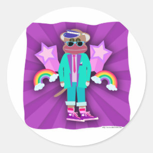 Adesivo Macaco-meia-oitenta