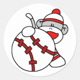 Adesivo Macaco-meias-beisebol