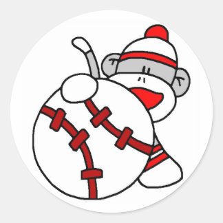 Adesivo Macaco-meias-beisebol