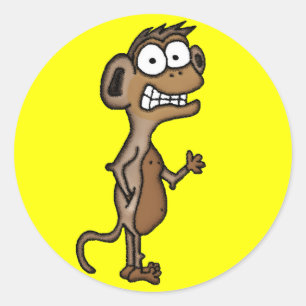 Adesivo Macaco ondulado