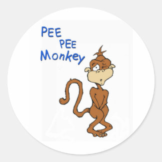 Adesivo Macaco Pee Pee